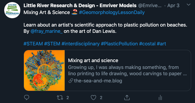 screenshot of our twitter post