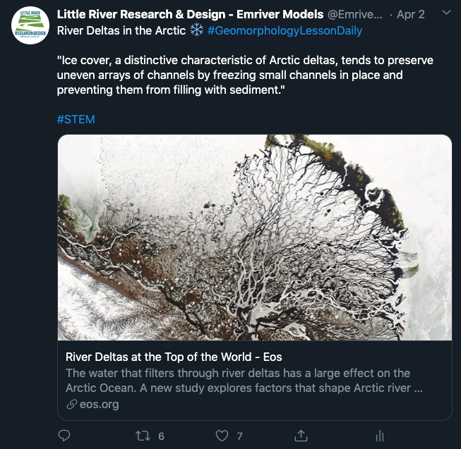 screenshot of our twitter post