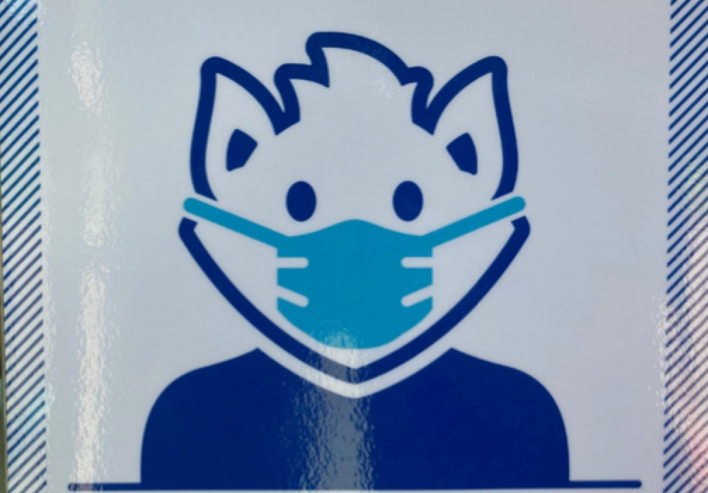 A masked Billiken